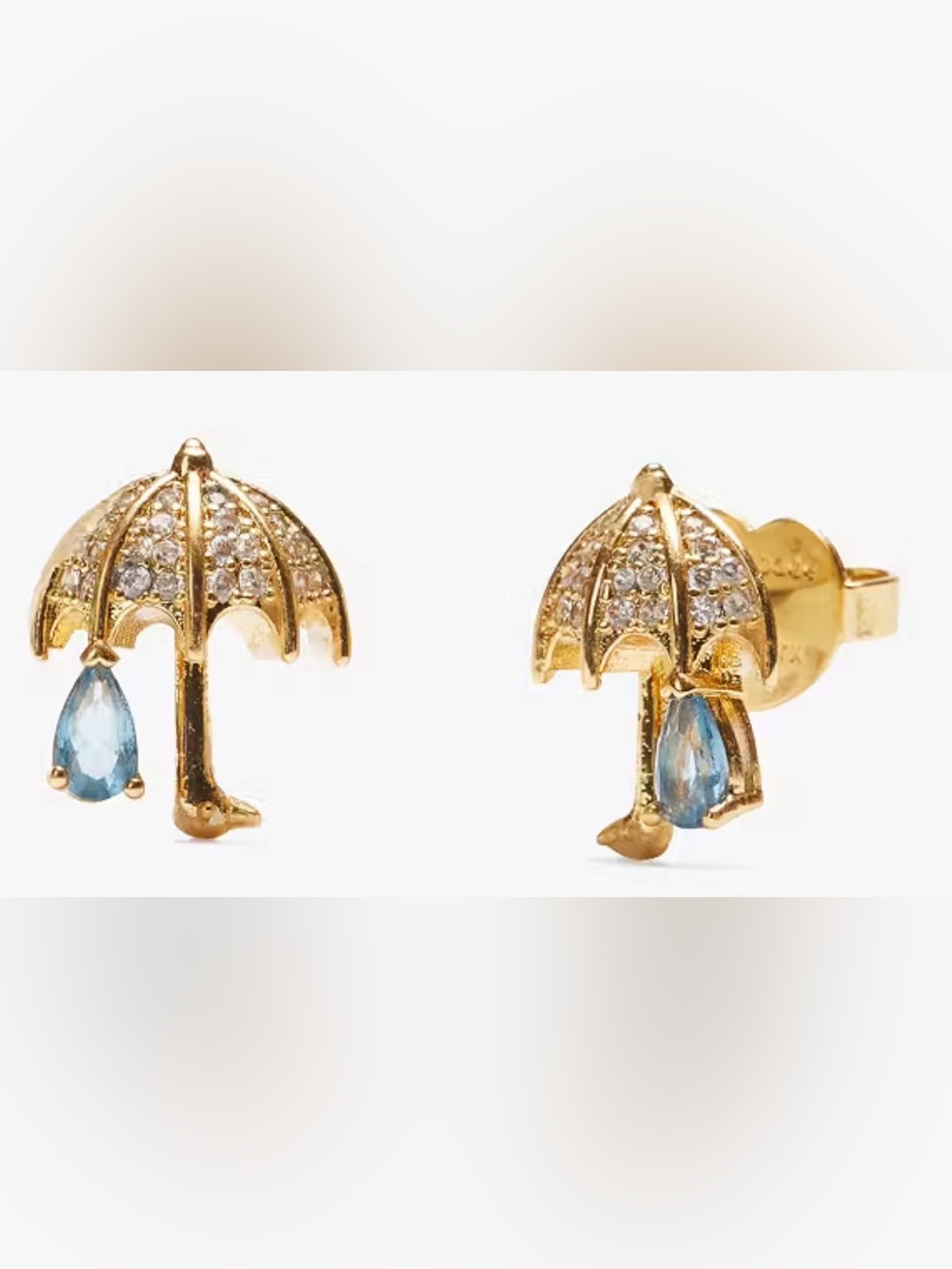 Kate Spade Rain or Shine Pavé Earrings